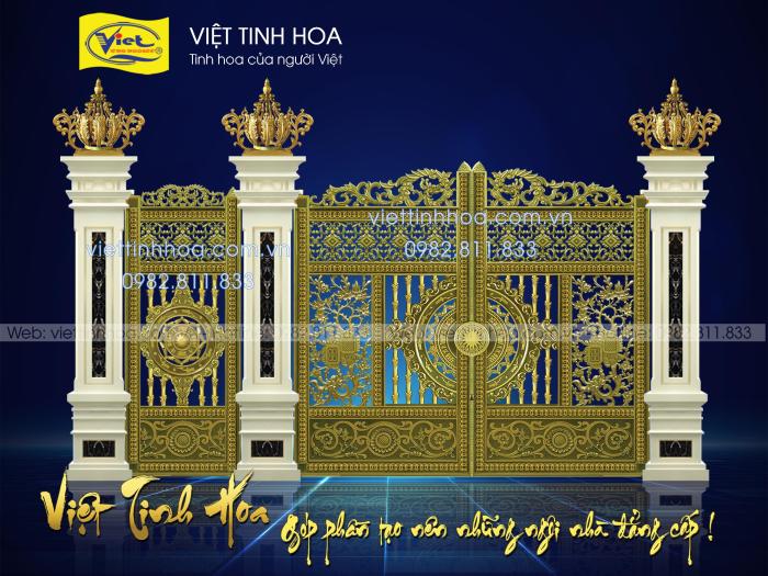 Cổng Mai Hóa Rồng - Cổng Biệt Thự Việt Tinh Hoa - Công Ty TNHH Xây Dựng - Thương Mại Việt Tinh Hoa